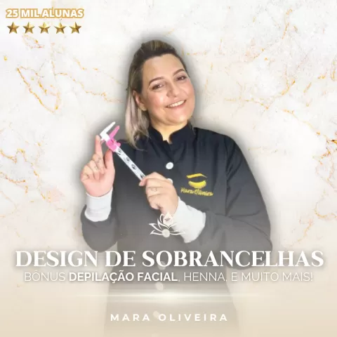 Curso de Design de Sobrancelhas e Depilação Facial - Lotus